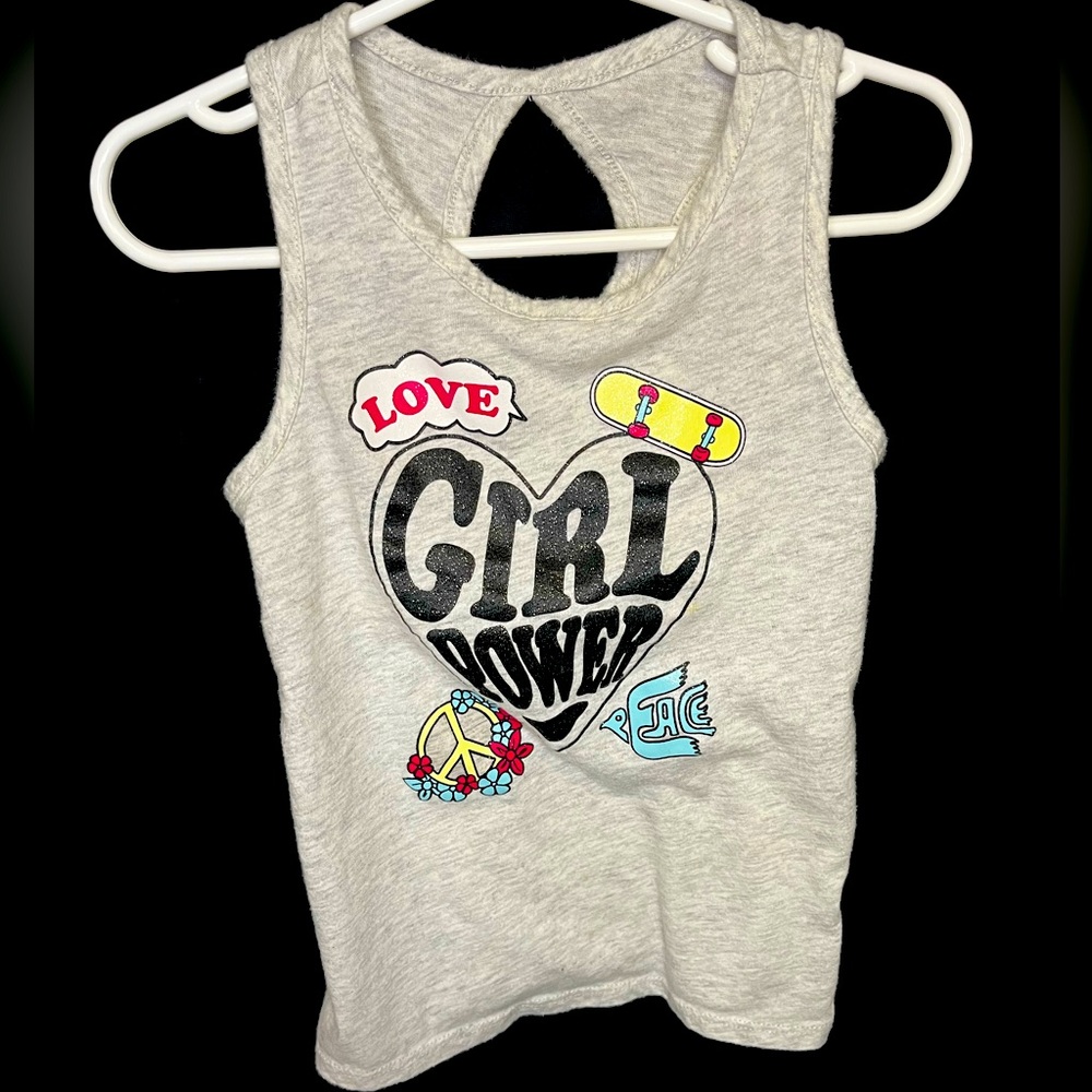 Kid’s Girl Power Tank Top Size Small